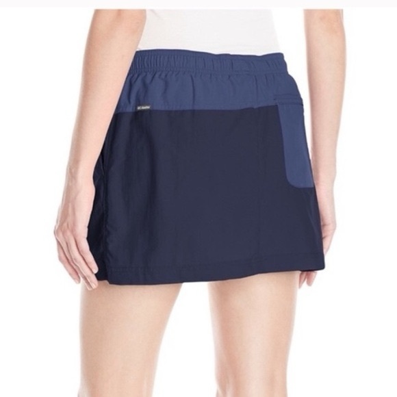Colombia Sandy River Skort Omni Shade UPF30 Navy/Blue Size XL - Picture 3 of 14